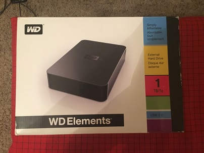 WD Elements 1TB移动硬盘 全新未拆封 45刀